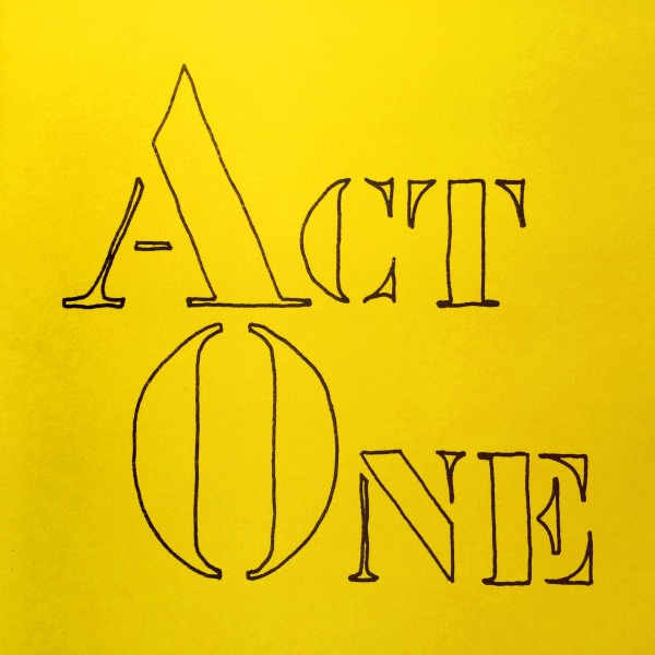 Act One, a published book of poems by George Murray